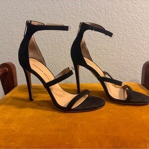 Tamara Mellon Black Strappy Heels